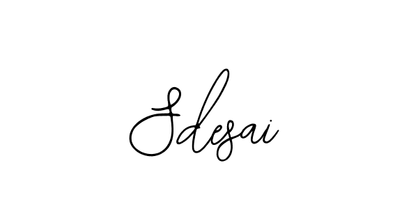 Use a signature maker to create a handwritten signature online. With this signature software, you can design (Bearetta-2O07w) your own signature for name Sdesai. Sdesai signature style 12 images and pictures png