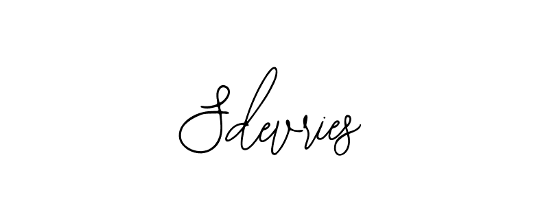 Design your own signature with our free online signature maker. With this signature software, you can create a handwritten (Bearetta-2O07w) signature for name Sdevries. Sdevries signature style 12 images and pictures png