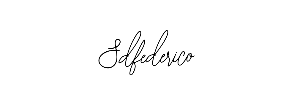 Make a beautiful signature design for name Sdfederico. Use this online signature maker to create a handwritten signature for free. Sdfederico signature style 12 images and pictures png