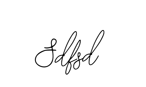 Design your own signature with our free online signature maker. With this signature software, you can create a handwritten (Bearetta-2O07w) signature for name Sdfsd. Sdfsd signature style 12 images and pictures png