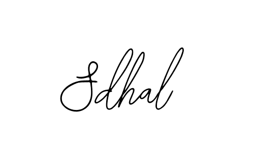 Make a beautiful signature design for name Sdhal. With this signature (Bearetta-2O07w) style, you can create a handwritten signature for free. Sdhal signature style 12 images and pictures png
