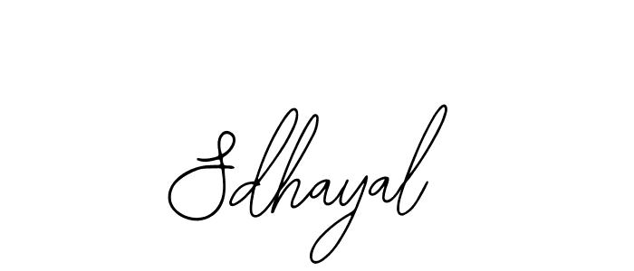 Make a beautiful signature design for name Sdhayal. With this signature (Bearetta-2O07w) style, you can create a handwritten signature for free. Sdhayal signature style 12 images and pictures png