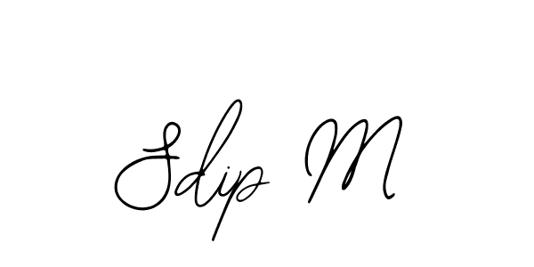 Also we have Sdip M name is the best signature style. Create professional handwritten signature collection using Bearetta-2O07w autograph style. Sdip M signature style 12 images and pictures png