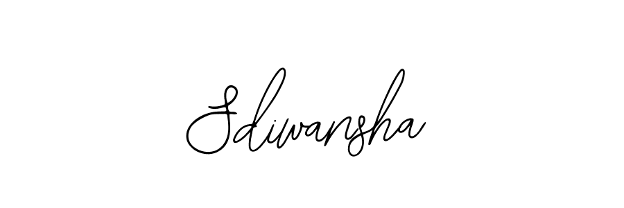 How to make Sdiwansha signature? Bearetta-2O07w is a professional autograph style. Create handwritten signature for Sdiwansha name. Sdiwansha signature style 12 images and pictures png