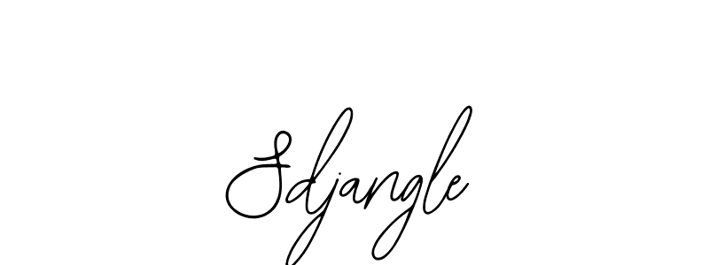 Bearetta-2O07w is a professional signature style that is perfect for those who want to add a touch of class to their signature. It is also a great choice for those who want to make their signature more unique. Get Sdjangle name to fancy signature for free. Sdjangle signature style 12 images and pictures png