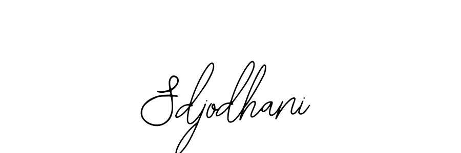 Create a beautiful signature design for name Sdjodhani. With this signature (Bearetta-2O07w) fonts, you can make a handwritten signature for free. Sdjodhani signature style 12 images and pictures png