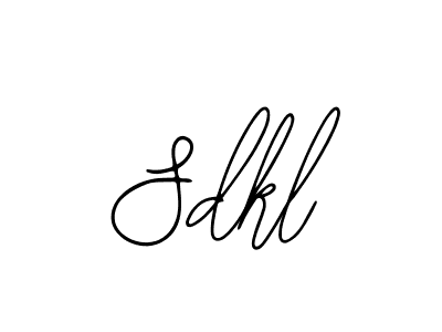 The best way (Bearetta-2O07w) to make a short signature is to pick only two or three words in your name. The name Sdkl include a total of six letters. For converting this name. Sdkl signature style 12 images and pictures png