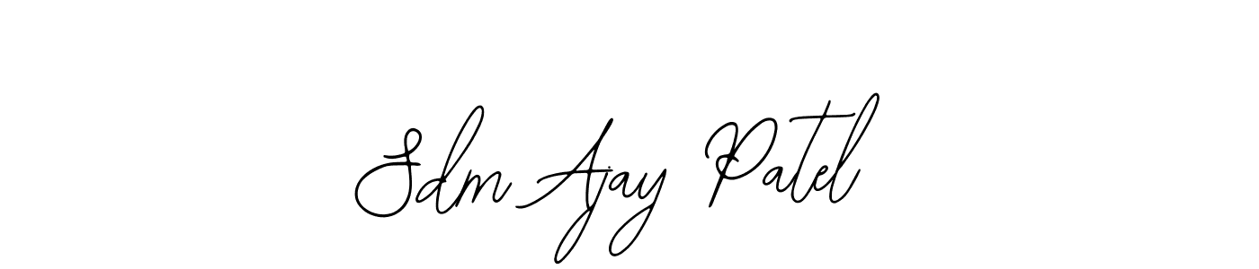 This is the best signature style for the Sdm Ajay Patel name. Also you like these signature font (Bearetta-2O07w). Mix name signature. Sdm Ajay Patel signature style 12 images and pictures png