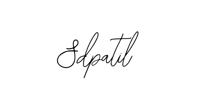 Make a beautiful signature design for name Sdpatil. Use this online signature maker to create a handwritten signature for free. Sdpatil signature style 12 images and pictures png