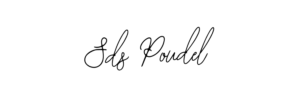 Create a beautiful signature design for name Sds Poudel. With this signature (Bearetta-2O07w) fonts, you can make a handwritten signature for free. Sds Poudel signature style 12 images and pictures png