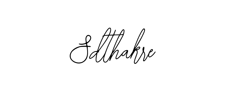 Sdthakre stylish signature style. Best Handwritten Sign (Bearetta-2O07w) for my name. Handwritten Signature Collection Ideas for my name Sdthakre. Sdthakre signature style 12 images and pictures png