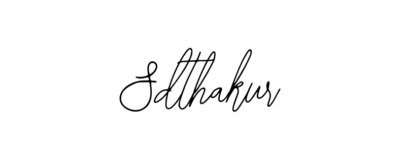 Use a signature maker to create a handwritten signature online. With this signature software, you can design (Bearetta-2O07w) your own signature for name Sdthakur. Sdthakur signature style 12 images and pictures png