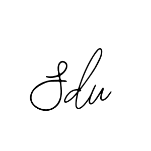 Sdu stylish signature style. Best Handwritten Sign (Bearetta-2O07w) for my name. Handwritten Signature Collection Ideas for my name Sdu. Sdu signature style 12 images and pictures png