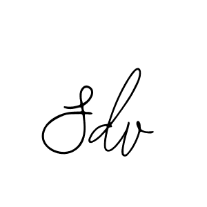 How to Draw Sdv signature style? Bearetta-2O07w is a latest design signature styles for name Sdv. Sdv signature style 12 images and pictures png