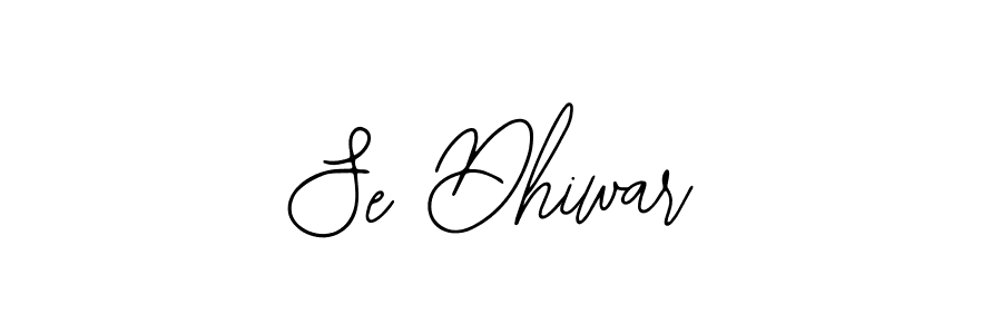 Create a beautiful signature design for name Se Dhiwar. With this signature (Bearetta-2O07w) fonts, you can make a handwritten signature for free. Se Dhiwar signature style 12 images and pictures png