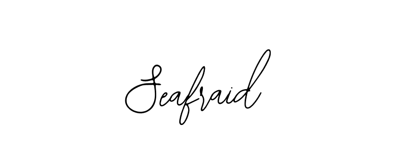 Use a signature maker to create a handwritten signature online. With this signature software, you can design (Bearetta-2O07w) your own signature for name Seafraid. Seafraid signature style 12 images and pictures png