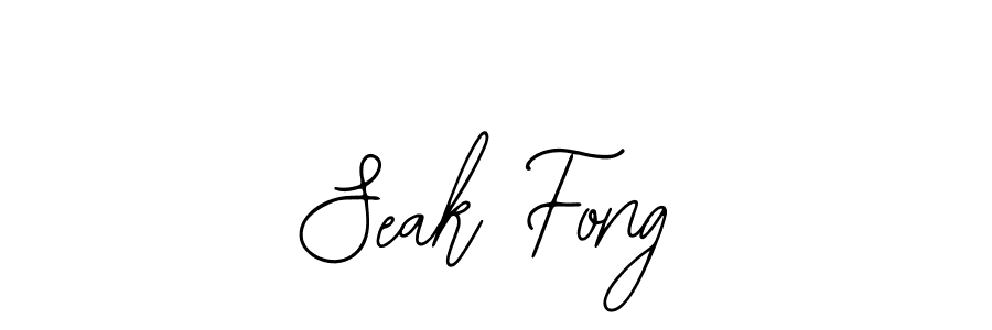 Make a beautiful signature design for name Seak Fong. Use this online signature maker to create a handwritten signature for free. Seak Fong signature style 12 images and pictures png
