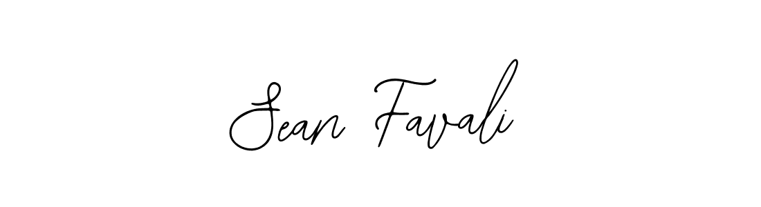 How to make Sean Favali name signature. Use Bearetta-2O07w style for creating short signs online. This is the latest handwritten sign. Sean Favali signature style 12 images and pictures png