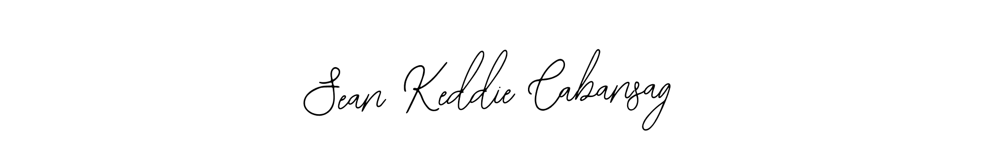 Design your own signature with our free online signature maker. With this signature software, you can create a handwritten (Bearetta-2O07w) signature for name Sean Keddie Cabansag. Sean Keddie Cabansag signature style 12 images and pictures png