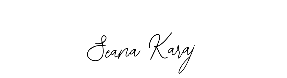 Similarly Bearetta-2O07w is the best handwritten signature design. Signature creator online .You can use it as an online autograph creator for name Seana Karaj. Seana Karaj signature style 12 images and pictures png