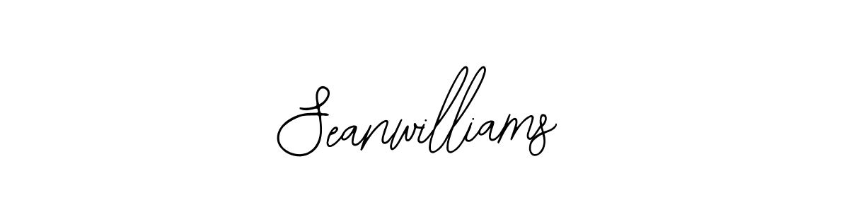 Design your own signature with our free online signature maker. With this signature software, you can create a handwritten (Bearetta-2O07w) signature for name Seanwilliams. Seanwilliams signature style 12 images and pictures png