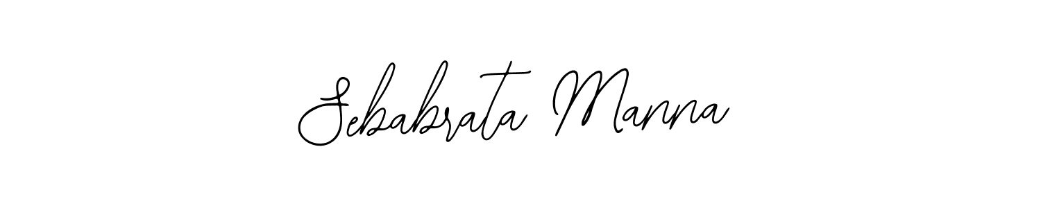 You should practise on your own different ways (Bearetta-2O07w) to write your name (Sebabrata Manna) in signature. don't let someone else do it for you. Sebabrata Manna signature style 12 images and pictures png