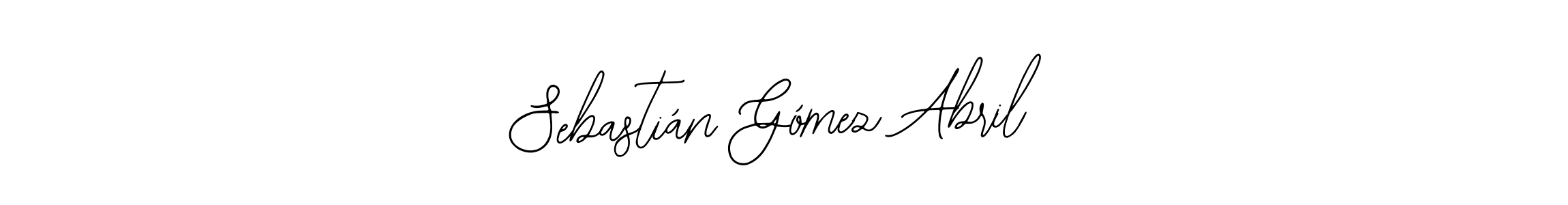 The best way (Bearetta-2O07w) to make a short signature is to pick only two or three words in your name. The name Sebastián Gómez Abril include a total of six letters. For converting this name. Sebastián Gómez Abril signature style 12 images and pictures png