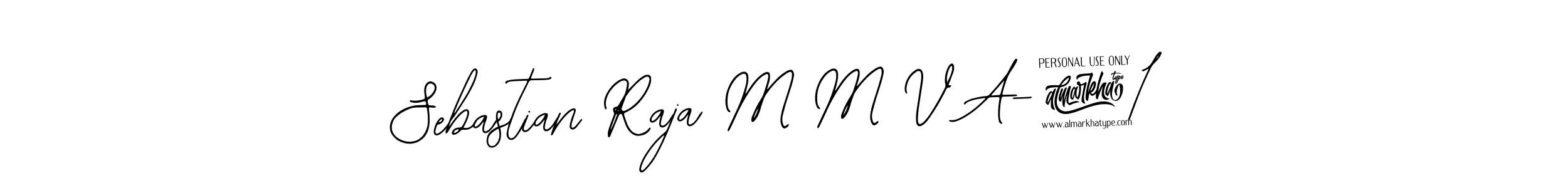 if you are searching for the best signature style for your name Sebastian Raja M M V A-21. so please give up your signature search. here we have designed multiple signature styles  using Bearetta-2O07w. Sebastian Raja M M V A-21 signature style 12 images and pictures png