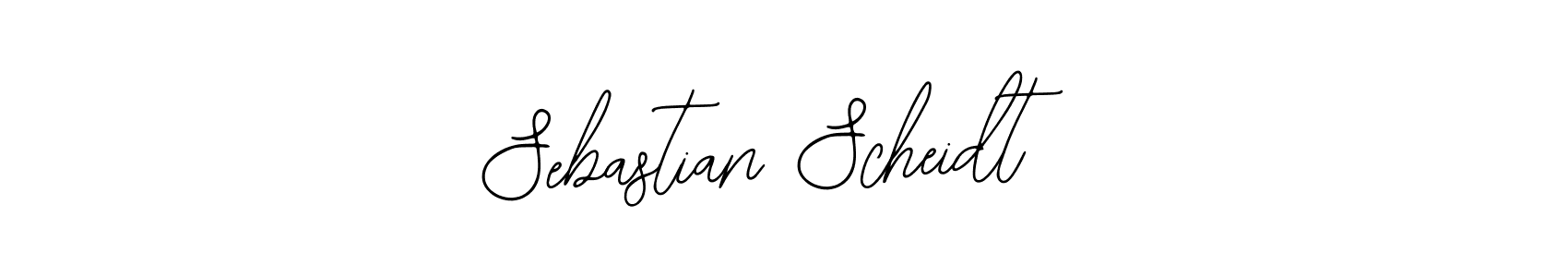 How to make Sebastian Scheidt name signature. Use Bearetta-2O07w style for creating short signs online. This is the latest handwritten sign. Sebastian Scheidt signature style 12 images and pictures png