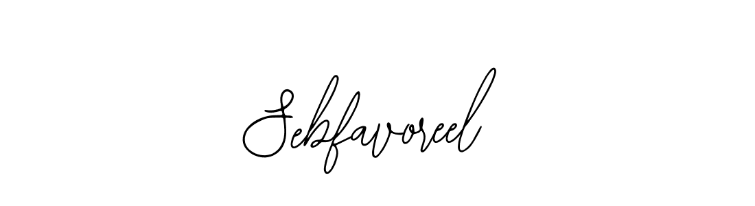 Use a signature maker to create a handwritten signature online. With this signature software, you can design (Bearetta-2O07w) your own signature for name Sebfavoreel. Sebfavoreel signature style 12 images and pictures png