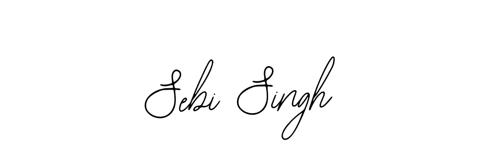 Sebi Singh stylish signature style. Best Handwritten Sign (Bearetta-2O07w) for my name. Handwritten Signature Collection Ideas for my name Sebi Singh. Sebi Singh signature style 12 images and pictures png