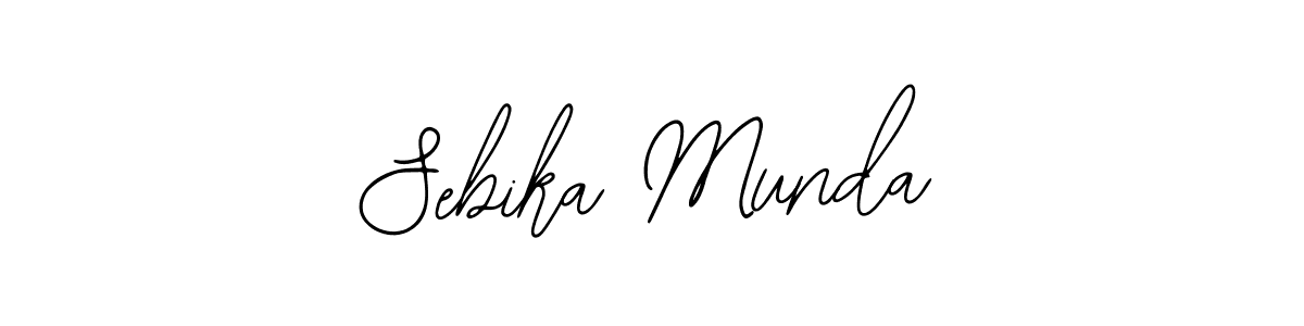 It looks lik you need a new signature style for name Sebika Munda. Design unique handwritten (Bearetta-2O07w) signature with our free signature maker in just a few clicks. Sebika Munda signature style 12 images and pictures png