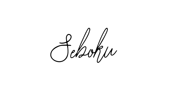 Once you've used our free online signature maker to create your best signature Bearetta-2O07w style, it's time to enjoy all of the benefits that Seboku name signing documents. Seboku signature style 12 images and pictures png