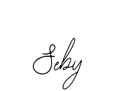 Make a beautiful signature design for name Seby. With this signature (Bearetta-2O07w) style, you can create a handwritten signature for free. Seby signature style 12 images and pictures png