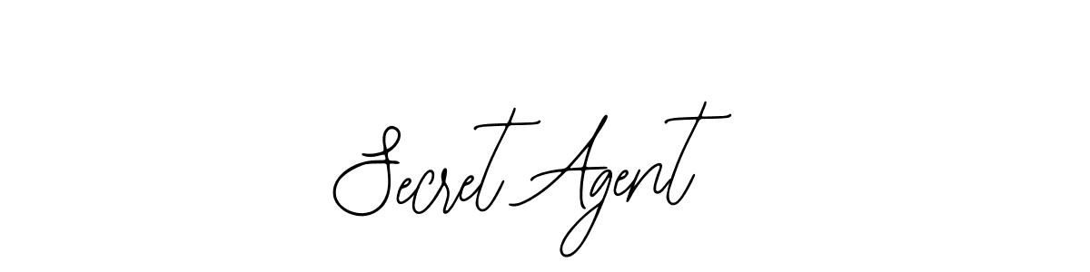 How to make Secret Agent name signature. Use Bearetta-2O07w style for creating short signs online. This is the latest handwritten sign. Secret Agent signature style 12 images and pictures png