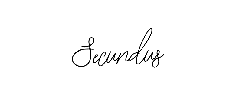 The best way (Bearetta-2O07w) to make a short signature is to pick only two or three words in your name. The name Secundus include a total of six letters. For converting this name. Secundus signature style 12 images and pictures png