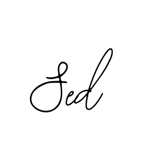 Design your own signature with our free online signature maker. With this signature software, you can create a handwritten (Bearetta-2O07w) signature for name Sed. Sed signature style 12 images and pictures png