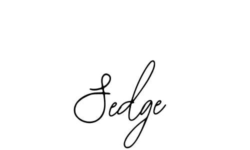 Design your own signature with our free online signature maker. With this signature software, you can create a handwritten (Bearetta-2O07w) signature for name Sedge. Sedge signature style 12 images and pictures png