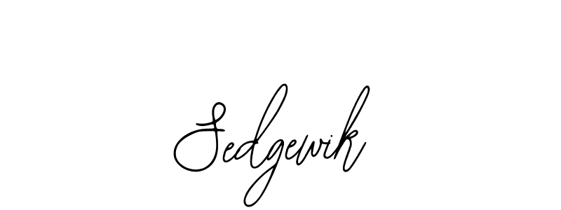 Make a beautiful signature design for name Sedgewik. With this signature (Bearetta-2O07w) style, you can create a handwritten signature for free. Sedgewik signature style 12 images and pictures png