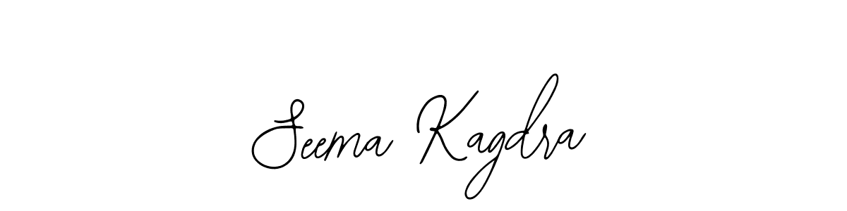 How to make Seema Kagdra signature? Bearetta-2O07w is a professional autograph style. Create handwritten signature for Seema Kagdra name. Seema Kagdra signature style 12 images and pictures png