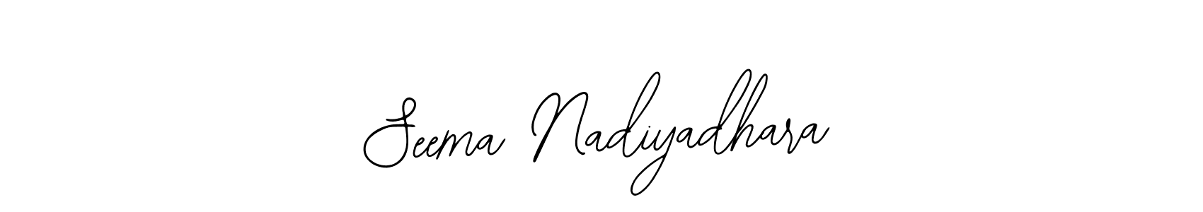 How to make Seema Nadiyadhara signature? Bearetta-2O07w is a professional autograph style. Create handwritten signature for Seema Nadiyadhara name. Seema Nadiyadhara signature style 12 images and pictures png