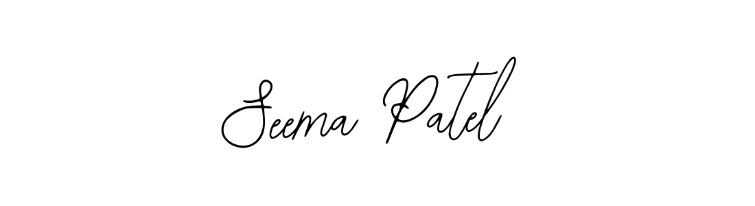 Seema Patel stylish signature style. Best Handwritten Sign (Bearetta-2O07w) for my name. Handwritten Signature Collection Ideas for my name Seema Patel. Seema Patel signature style 12 images and pictures png