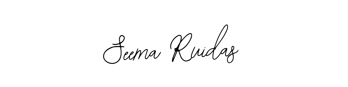 Seema Ruidas stylish signature style. Best Handwritten Sign (Bearetta-2O07w) for my name. Handwritten Signature Collection Ideas for my name Seema Ruidas. Seema Ruidas signature style 12 images and pictures png