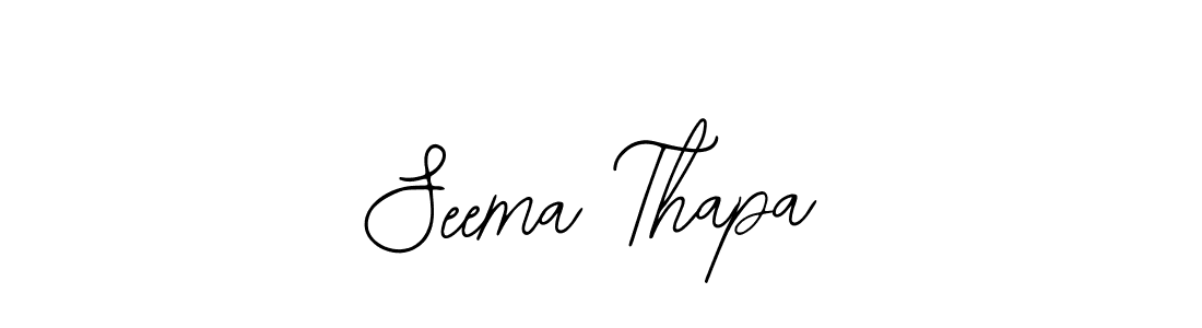 How to Draw Seema Thapa signature style? Bearetta-2O07w is a latest design signature styles for name Seema Thapa. Seema Thapa signature style 12 images and pictures png