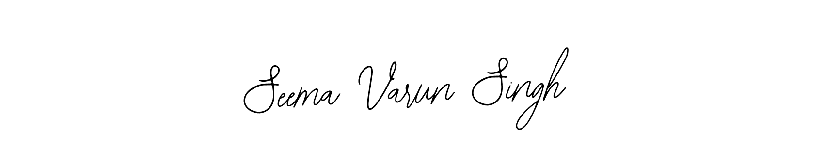 How to make Seema Varun Singh signature? Bearetta-2O07w is a professional autograph style. Create handwritten signature for Seema Varun Singh name. Seema Varun Singh signature style 12 images and pictures png