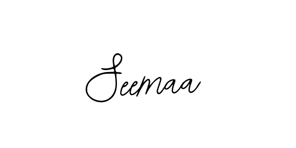 The best way (Bearetta-2O07w) to make a short signature is to pick only two or three words in your name. The name Seemaa include a total of six letters. For converting this name. Seemaa signature style 12 images and pictures png