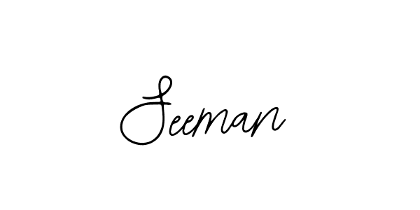 It looks lik you need a new signature style for name Seeman. Design unique handwritten (Bearetta-2O07w) signature with our free signature maker in just a few clicks. Seeman signature style 12 images and pictures png