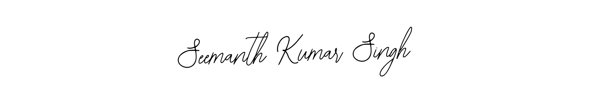 Make a short Seemanth Kumar Singh signature style. Manage your documents anywhere anytime using Bearetta-2O07w. Create and add eSignatures, submit forms, share and send files easily. Seemanth Kumar Singh signature style 12 images and pictures png