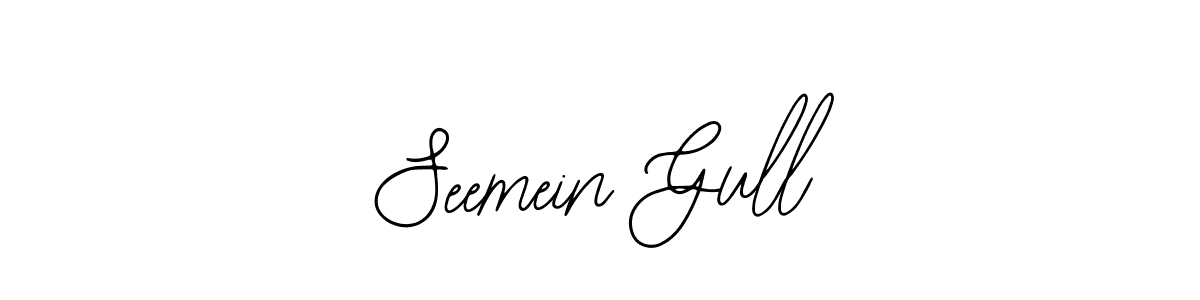 This is the best signature style for the Seemein Gull name. Also you like these signature font (Bearetta-2O07w). Mix name signature. Seemein Gull signature style 12 images and pictures png