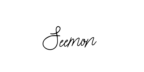 Make a beautiful signature design for name Seemon. Use this online signature maker to create a handwritten signature for free. Seemon signature style 12 images and pictures png